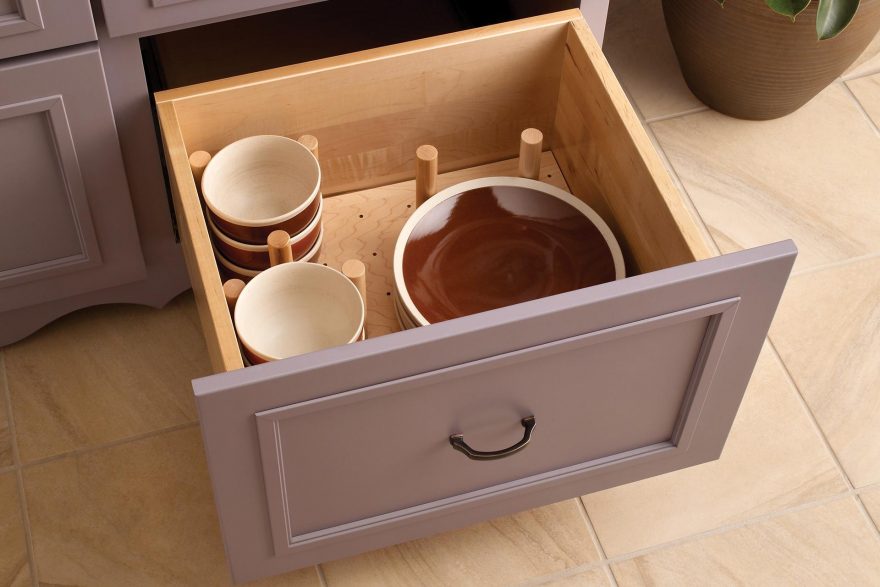 Medallion Cabinetry Peg Board Drawer Organizer