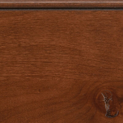 Amaretto Ebony Highlight on knotty alder
